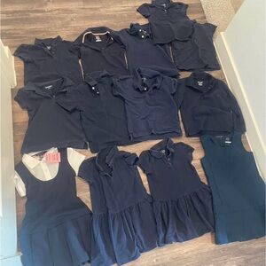 Toddler Navy School Uniform Polos
